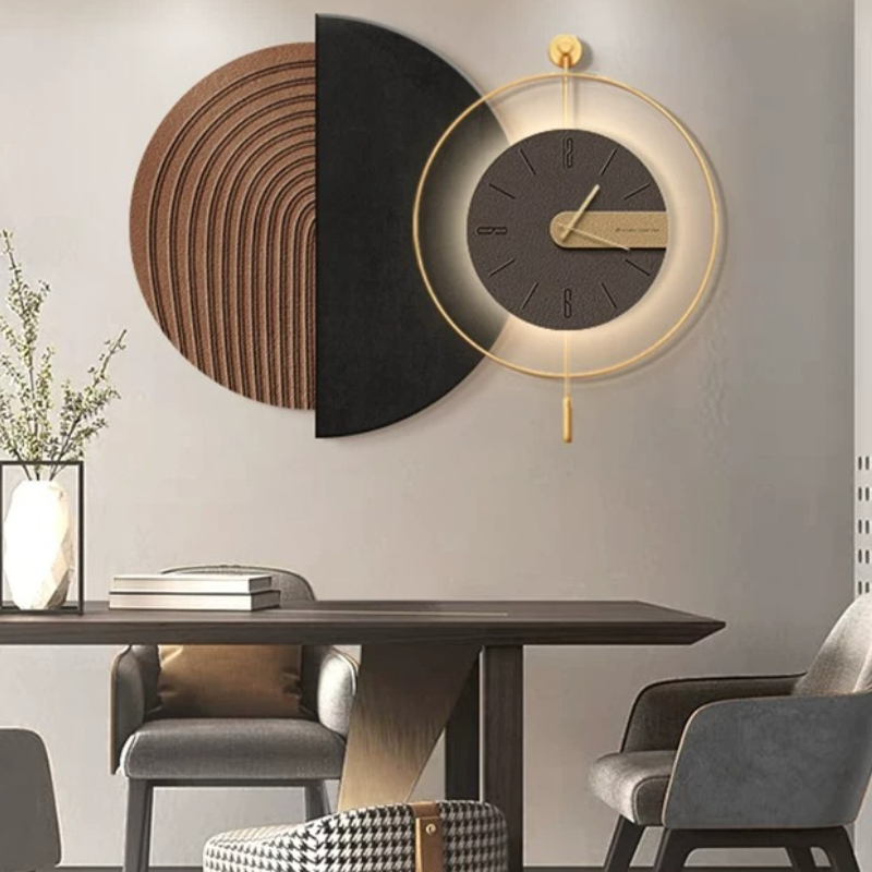 Korean Lifestyle Aesthetic - Reloj de Pared Estilo Chino Xenomorfo,