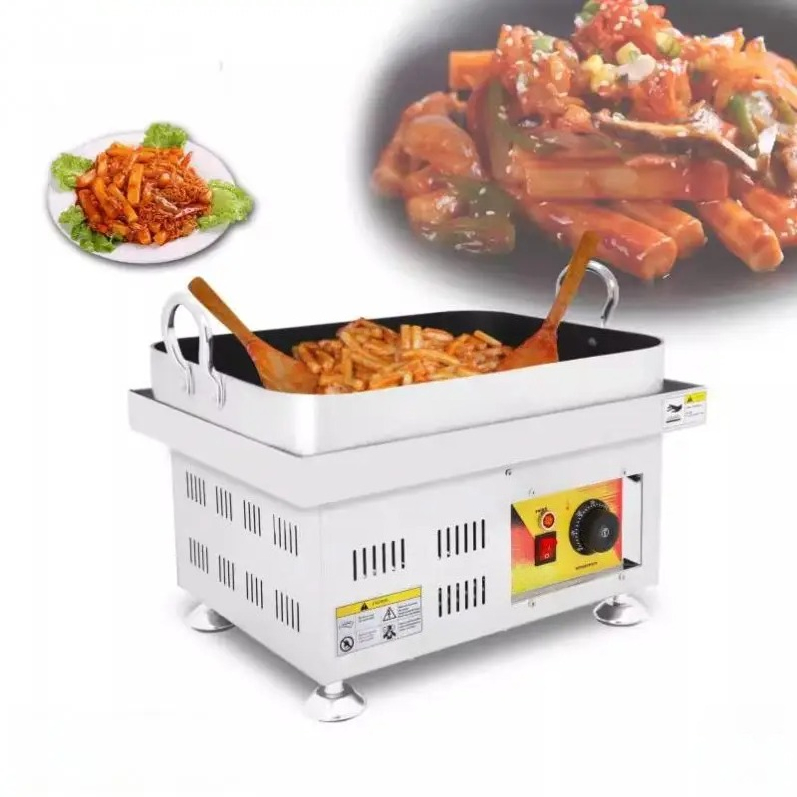 Tteokbokki Rice Cake - Máquina Comercial para Tteokbokki Picante, Máquina