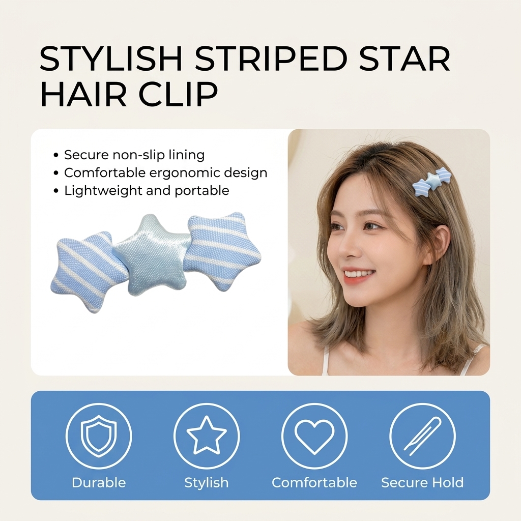 Bonita pinza para el cabello c - Korean Girl Lifestyle reseña y precio