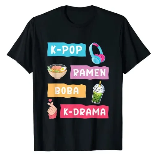 Camiseta de Moda para Fans de  - Korean Girl Lifestyle reseña y precio